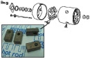 Koolborstels startmotor,  4-stuks